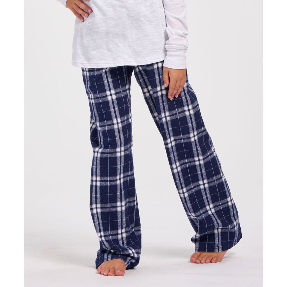 Boxercraft Boys Blue Flannel Plaid Pajama Lounge Pants
